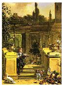 HONDECOETER, Melchior d View of a Terrace USA oil painting artist